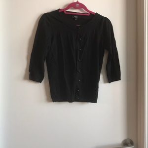 Black cardigan